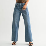 JBD MEDIUM WASH BARREL TWIST DENIM JEANS