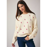 CHERRY ON TOP KNIT SWEATER