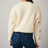 CHERRY ON TOP KNIT SWEATER