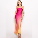 SUNSET BLVD OMBRE MAXI DRESS