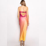 SUNSET BLVD OMBRE MAXI DRESS