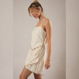 CABANA BABE SHELL TRIM MINI DRESS