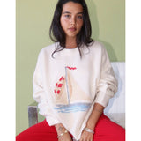 SEVEN SEAS KNIT SAILBOAT SWEATER