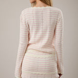 STRAWBERRIES & CREAM KNIT CARDIGAN