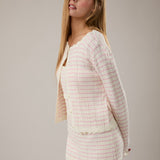 STRAWBERRIES & CREAM KNIT CARDIGAN