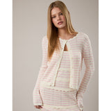 STRAWBERRIES & CREAM KNIT CARDIGAN