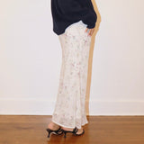 TEA PARTY FLORAL MIDI SKIRT