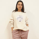 OPEN OCEAN SEASHELL KNIT SWEATER