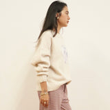 OPEN OCEAN SEASHELL KNIT SWEATER