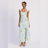 CAPE COD SUMMER FLORAL LACE MAXI DRESS