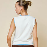 SUNS OUT COASTAL SWEATER VEST