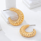 KARISSA TWISTED HOOP EARRINGS