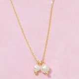 JESSI FRESHWATER PEARL CHARM NECKLACE
