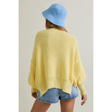 DOCKSIDE YELLOW KNIT TOP