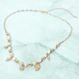 CHLOE PINK SEA LIFE CERAMIC BEAD NECKLACE