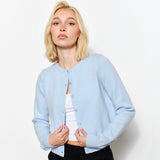 DOWN TO EARTH LIGHT BLUE CARDIGAN