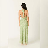 MATCHA FLORAL MAXI DRESS