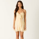 HONEY BEE STRAPLESS MINI DRESS