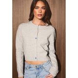 MISSING PIECE MULTI BUTTON KNIT CARDIGAN