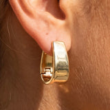 ERYN GOLD HOOP EARRINGS