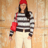 GROWING SIDEWAYS BUTTON UP KNIT CARDIGAN