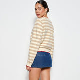 STRIPED CRAB SWEATER