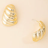 BREN GOLD TWISTED EARRINGS