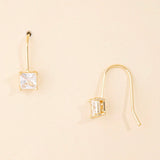 JEANNINE GOLD RHINESTONE EARRINGS