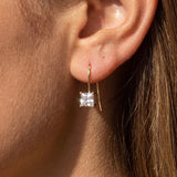 JEANNINE GOLD RHINESTONE EARRINGS