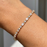 BEA GOLD MULTI RHINESTONE BRACELET