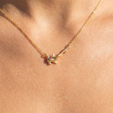 18K GOLD HAMMERHEAD SHARK NECKLACE