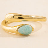 MEAGAN SEMI PRECIOUS STONE WRAP RING