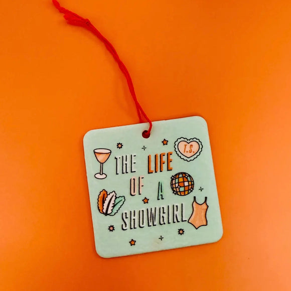 TAYLOR SWIFT LIFE OF A SHOWGIRL CAR AIR FRESHENER