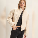 DAISY DAYS CREAM QUILTED JACKET