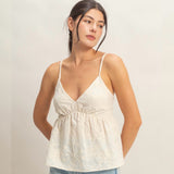 ALL IN THE DETAILS EMBROIDERED TANK TOP