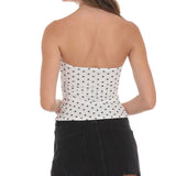 LUCY IN THE SKY POLKA DOT TUBE TOP