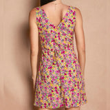 INTO THE GARDEN FLORAL MINI DRESS