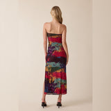 WORK OF ART ABSTRACT MAXI DRESS