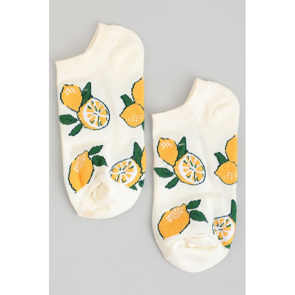 LEMON ANKLE SOCKS