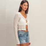 CREAM LIGHTWEIGHT CARDIGAN