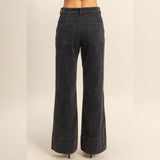 DONT THINK BLACK FLARE PANTS