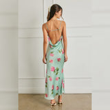 WORTH A MINT FLORAL MIDI DRESS