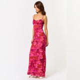 GARDEN OF EDEN PINK FLORAL MAXI DRESS