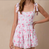 REAL SWEET PINK FLORAL ROMPER