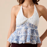ONLY GETTING BETTER FLORAL LACE TANK TOP