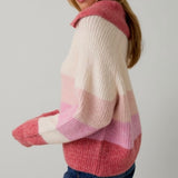 FEW DAYS TO GO PINK KNIT SWEATER