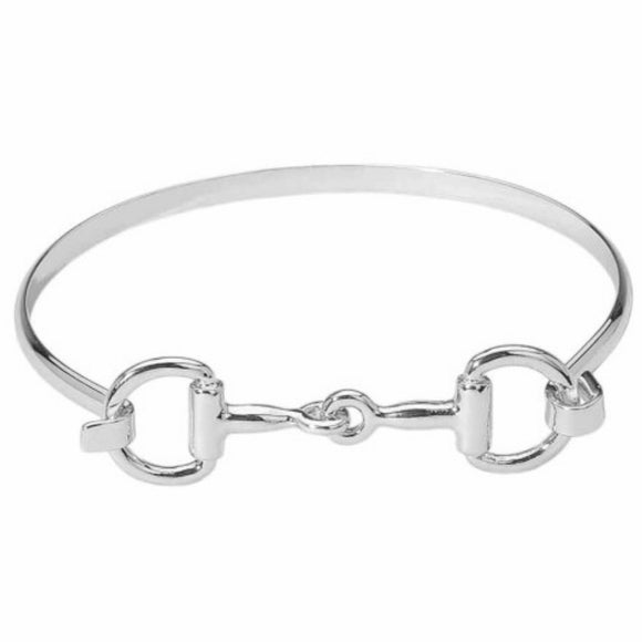 PATRICIA SILVER HORSE BIT BRACELET