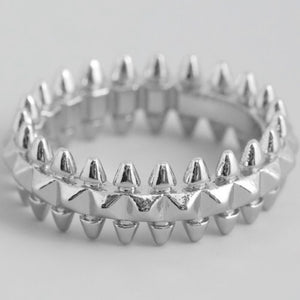 ROXI SILVER SPIKED RING