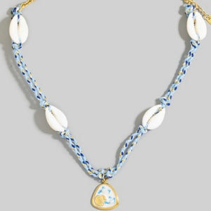 JULIETTE BRAIDED PUKA SHELL NECKLACE