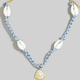 JULIETTE BRAIDED PUKA SHELL NECKLACE